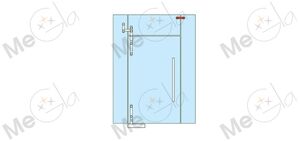 Коннектор стекло-стекло без зенковки HDL-846/A - изображение 2 | Megla