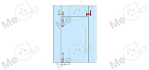 Коннектор угловой стекло-стекло под зенковку HDL-835 - изображение 3 | Megla