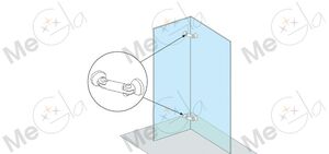 Стеклодержатель точечный стекло-стекло под зенковку HDL-803/82 - изображение 4 | Megla