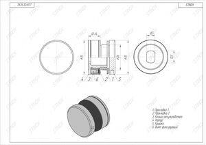 Коннектор точечный TK.R35.12.K07-304 - изображение 3 | Stinox