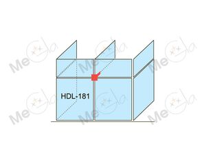Коннектор для импостных конструкций HDL -181 - изображение 2 | Megla