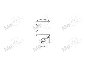 Крепление штанга-стекло глухое HDL-914A - изображение 3 | Megla