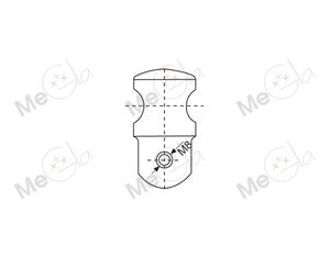 Крепление штанга-стекло сквозное HDL-914 - изображение 3 | Megla