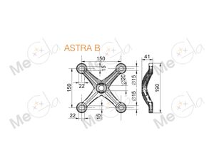 Спайдер четырехпозиционный Oxidal Astra A, B, C - изображение 3 | Megla