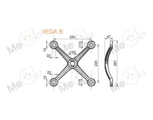 Спайдер четырехпозиционный Oxidal Vega A ,B ,C - изображение 3 | Megla