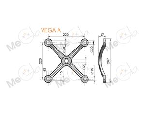 Спайдер четырехпозиционный Oxidal Vega A ,B ,C - изображение 4 | Megla
