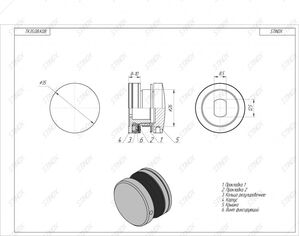 Коннектор точечный TK.R35.08.K08-304 - изображение 3 | Stinox