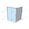 Комплект раздвижной системы для душевой кабины "стекло/стена". 60.6000.90 VМ - изображение 1 | Megla